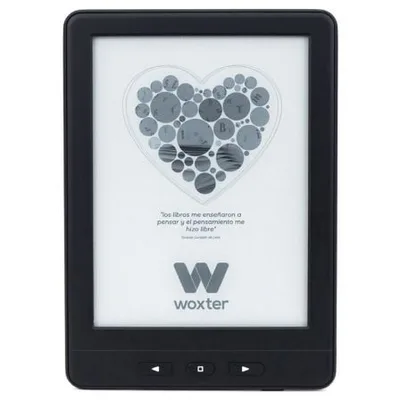 Libro Electrónico Ebook Woxter Scriba Paperlight TP/ 6" tactil retroiluminado Tinta Electrónica/ Negro