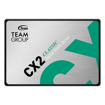 Disco duro 2.5 pulgadas ssd 256gb sata3 teamgroup cx2 l: 520mb - s e: 430mb - s t253x6256g0c101