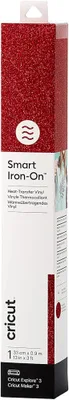 CRICUT SMART IRON-ON 33X91CM (GLITTER RED)