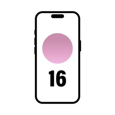 Smartphone Apple iPhone 16 128GB/ 6.1"/ 5G/ Rosa