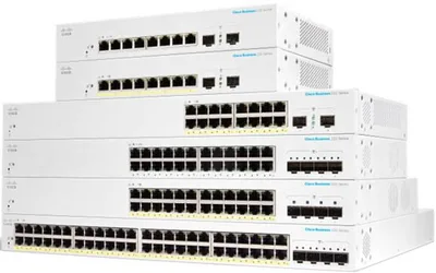 Cisco CBS220-8FP-E-2G-EU Smart 8-port GE, Full PoE+ 130W, Ext PS, 2x1G SFP