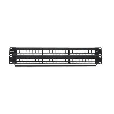 Phoenix patch panel vacio para rack de 48 puertos categoria 6 1u