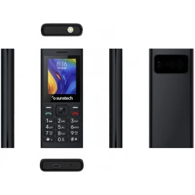Teléfono Móvil Sunstech CEL5/ Negro