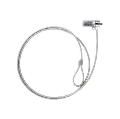 Cable seguridad tooq combinacion 1.5m ranura kensington
