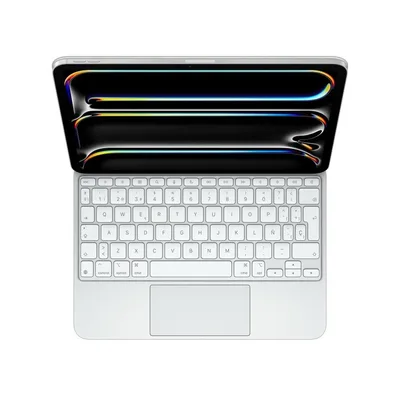 Teclado apple magic keyboard para ipad pro 11 pulgadas m4 inalambrico blanco