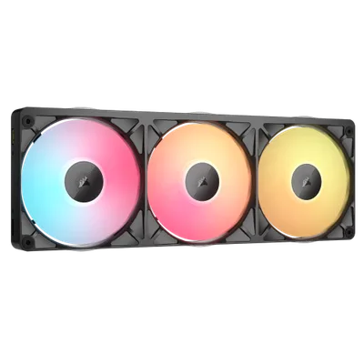 VENTILADOR CAJA CORSAIR RX II RGB SERIES ICUE LINK RX360 II UNIFIED FRAME RGB 360MM RGB FAN TRIPLE FAN CO-9051061-WW