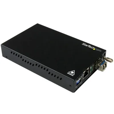 StarTech.com ET91000SM20 convertidor de medio 2000 Mbit/s 1310 nm Negro