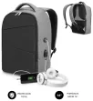 SUBBLIM Mochila Antirrobo Secure V2 AP Antitheft Backpack Gris/Negra