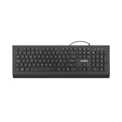 Teclado coolbox coo - tec01 - u negro