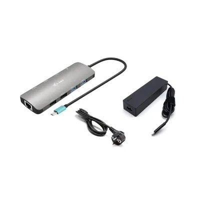 Docking station startech usb tipo c 8 en 1 + cargador 100w