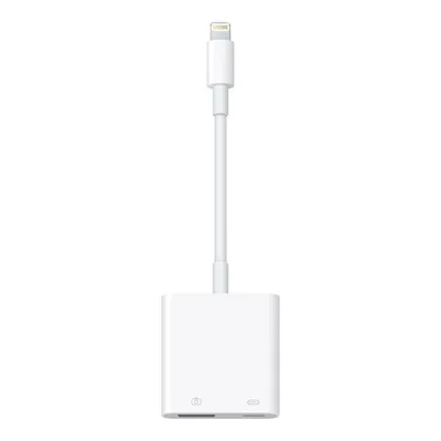 Adaptador lightning a usb tipo a - lightning apple macho - hembra