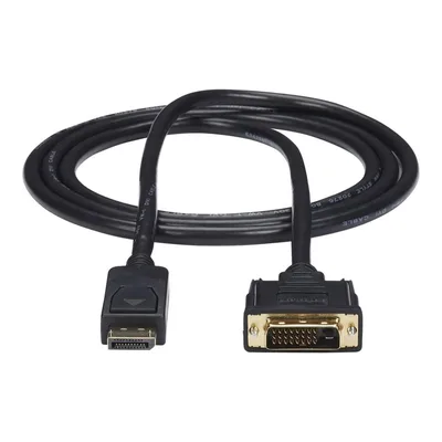 Cable displayport a dvi - d startech 1.8m -  macho - macho -  negro