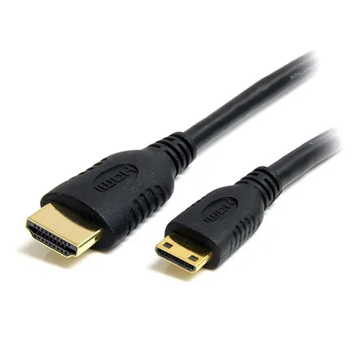 Cable mini hdmi a hdmi startech 1m -  macho - macho -  negro