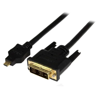 Cable micro hdmi a dvi - d startech 1m -  macho - macho -  negro