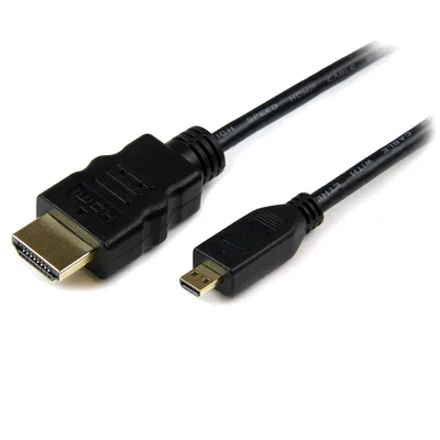 Cable hdmi a micro hdmi startech 0.5m -  macho - macho -  negro