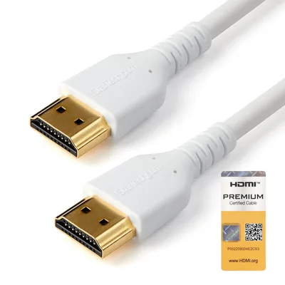 Cable hdmi 4k startech 2m -  macho - macho -  blanco