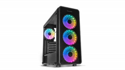 NOX Hummer TGM Midi Tower Negro
