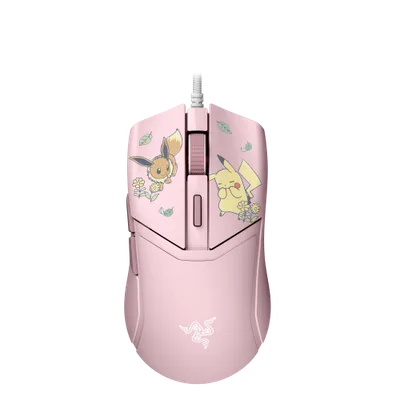 Razer Cobra – Pikachu & Eevee Edition ratón Juego Mano derecha USB tipo A Óptico 8500 DPI