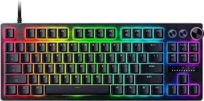 TECLADO RAZER HUNTSMAN V3 PRO LOW-PROFILE TENKEYLESS (USA) 8KHZ (RZ03-05850100-R3M1)