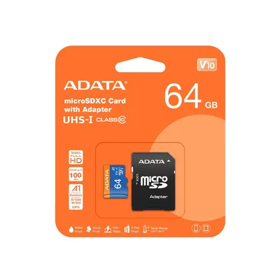 64GB UHS-I CL10 A1 V10