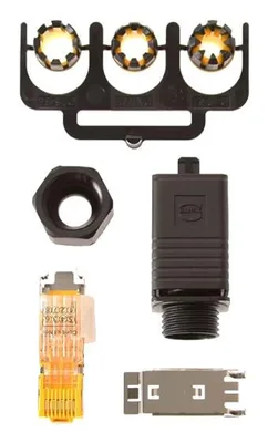 SPR CONN PUSH PULL PLUG IDC-8