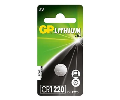 LITHIUM BUTTON CELL CR1220