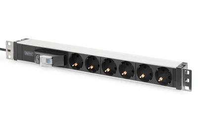 1U Aluminum PDU, rack