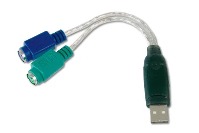 USB to PS/2 Adaptor, 2 X
