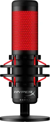 HX QUADCAST BLK-RD HX-MICQC-BK