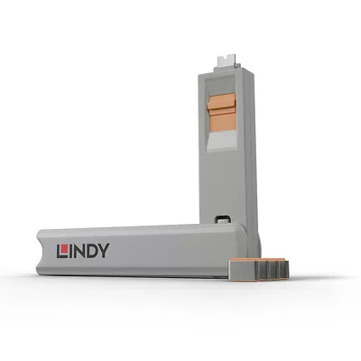 Port blocker key Grey, Orange