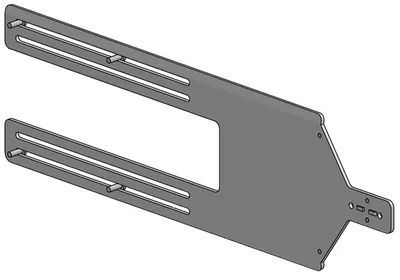 Kiosk straight bracket