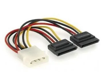 1 SATA TO 2 X  4 PIN POWER