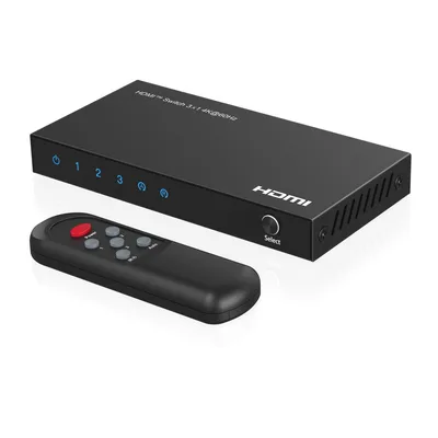 4K@60Hz HDMI Switch 3x1, HDCP