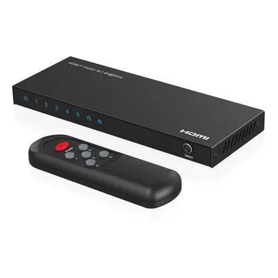 4K@60Hz HDMI Switch 5x1, HDCP