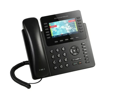 Ip Phone Black 12 Lines Lcd