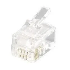 Telephone Plug, Rj11, 4P4C