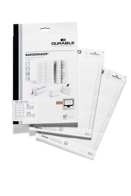 Badge Insert 60X90 Mm White