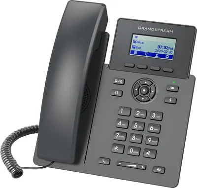 Ip Phone Black 1 Lines Lcd