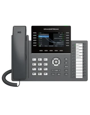 Ip Phone Black 12 Lines Lcd