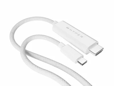 4K USB-C to HDMI Cable - White