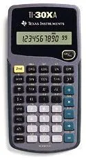 Ti-30Xa Calculator Pocket