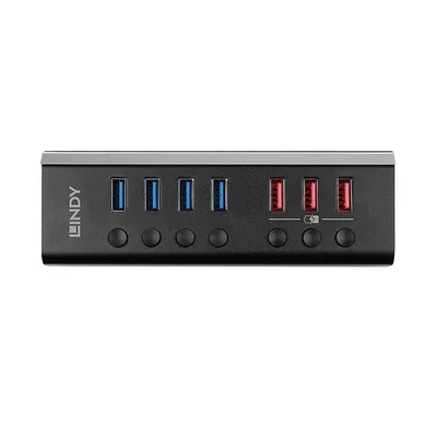 4 Port USB 3.0 Hub with 3