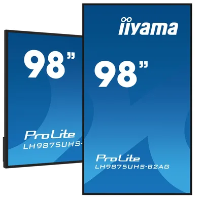 98" 3840x2160, UHD IPS panel,
