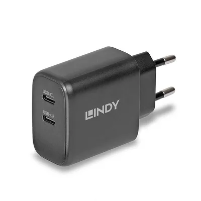 65W USB 2 x Type C GaN Charger