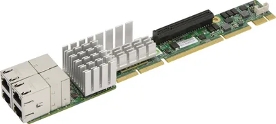 1U ULTRA RISER 10GB 4PORT