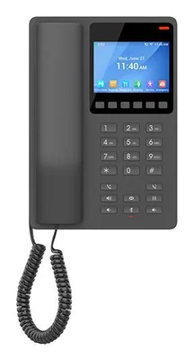 Ip Phone Black 2 Lines Lcd