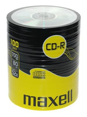 Cd-R 80Xl 52X 100 Pack 700 Mb