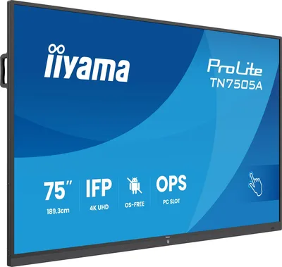 75" IFP OS-Free, UHD IPS panel
