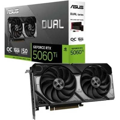 ASUS Dual GeForce RTX 5060 Ti 16GB GDDR7 (90YV0MH0-M0NA00) (90YV0MH0M0NA00)