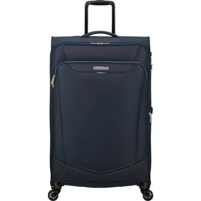 Maleta Grande American Tourister SummerRide Spinner 80cm/ 80x48x30cm/ 4 Ruedas/ Azul Marino